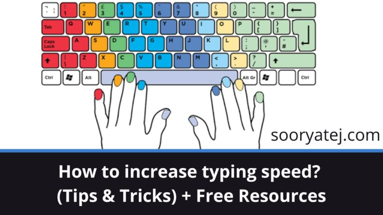 How to increase typing speed? (Tips & Tricks) + Free Resources